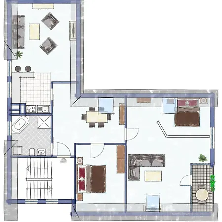 아파트 Am Berliner Stadtrand 베를린