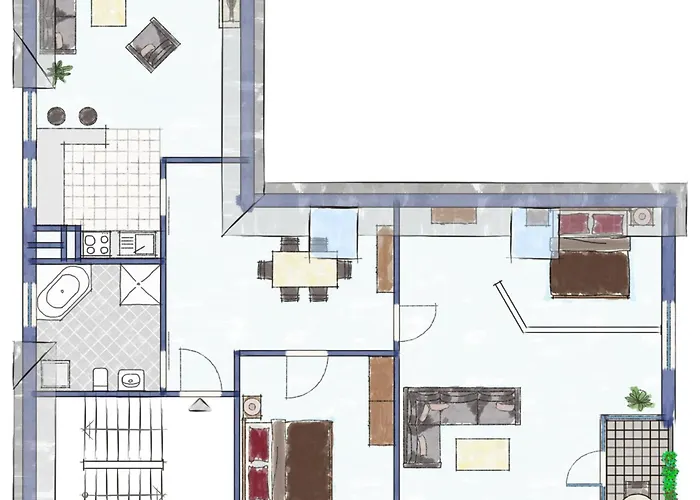 アパート Am Berliner Stadtrand ベルリン